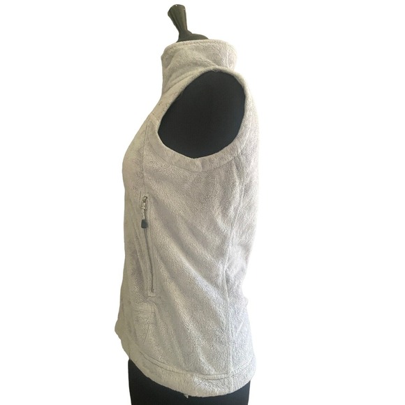 Mountain Hardwear Women’s Warm Pyxis Fleece Vest Off White Grey Size XS - Picture 3 of 6